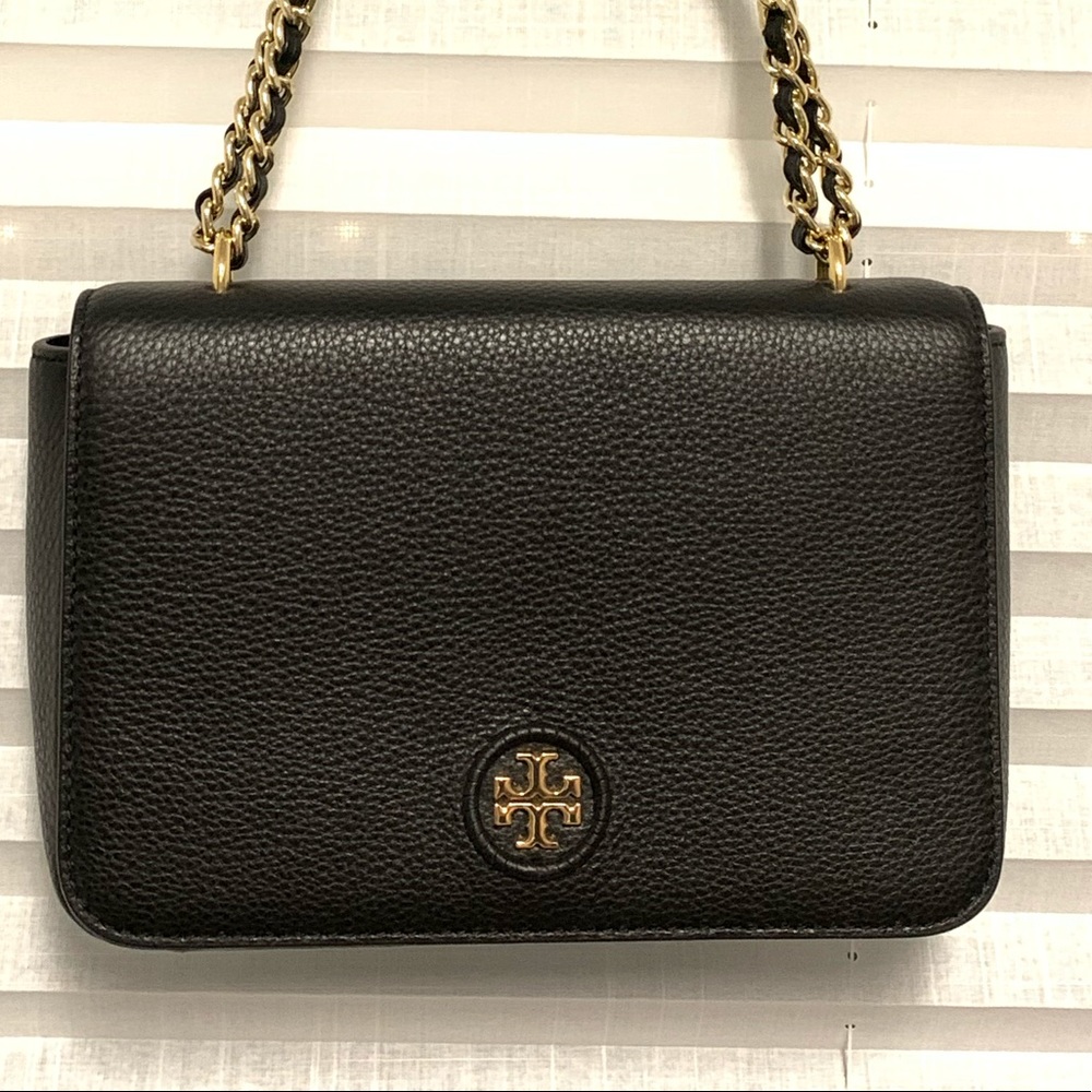 Tory Burch Black Purse Gold Chain